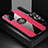 Ultra-thin Silicone Gel Soft Case Cover with Magnetic Finger Ring Stand X03L for Samsung Galaxy S20 5G