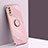 Ultra-thin Silicone Gel Soft Case Cover with Magnetic Finger Ring Stand XL1 for Samsung Galaxy A50