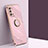 Ultra-thin Silicone Gel Soft Case Cover with Magnetic Finger Ring Stand XL1 for Samsung Galaxy Note 20 5G