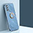 Ultra-thin Silicone Gel Soft Case Cover with Magnetic Finger Ring Stand XL1 for Samsung Galaxy Note 20 5G