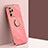 Ultra-thin Silicone Gel Soft Case Cover with Magnetic Finger Ring Stand XL1 for Samsung Galaxy Note 20 Ultra 5G