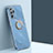 Ultra-thin Silicone Gel Soft Case Cover with Magnetic Finger Ring Stand XL1 for Samsung Galaxy Note 20 Ultra 5G