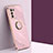 Ultra-thin Silicone Gel Soft Case Cover with Magnetic Finger Ring Stand XL1 for Samsung Galaxy S20