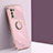 Ultra-thin Silicone Gel Soft Case Cover with Magnetic Finger Ring Stand XL1 for Samsung Galaxy S20 FE 5G