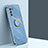Ultra-thin Silicone Gel Soft Case Cover with Magnetic Finger Ring Stand XL1 for Samsung Galaxy S20 FE 5G