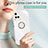 Ultra-thin Silicone Gel Soft Case Cover with Magnetic Finger Ring Stand XL1 for Vivo Y21a