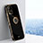 Ultra-thin Silicone Gel Soft Case Cover with Magnetic Finger Ring Stand XL1 for Vivo Y21a