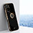 Ultra-thin Silicone Gel Soft Case Cover with Magnetic Finger Ring Stand XL1 for Xiaomi Poco M5S Black