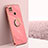 Ultra-thin Silicone Gel Soft Case Cover with Magnetic Finger Ring Stand XL1 for Xiaomi Redmi 9C NFC