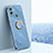 Ultra-thin Silicone Gel Soft Case Cover with Magnetic Finger Ring Stand XL1 for Xiaomi Redmi A1 Plus