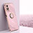 Ultra-thin Silicone Gel Soft Case Cover with Magnetic Finger Ring Stand XL1 for Xiaomi Redmi Note 11 Pro 4G