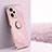 Ultra-thin Silicone Gel Soft Case Cover with Magnetic Finger Ring Stand XL1 for Xiaomi Redmi Note 12 Pro 5G