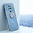 Ultra-thin Silicone Gel Soft Case Cover with Magnetic Finger Ring Stand XL1 for Xiaomi Redmi Note 9