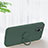 Ultra-thin Silicone Gel Soft Case Cover with Magnetic Finger Ring Stand YK1 for Apple iPhone 15 Pro Max