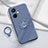 Ultra-thin Silicone Gel Soft Case Cover with Magnetic Finger Ring Stand Z01 for OnePlus Nord CE 3 Lite 5G