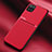 Ultra-thin Silicone Gel Soft Case Cover with Magnetic for Samsung Galaxy F42 5G Red