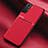 Ultra-thin Silicone Gel Soft Case Cover with Magnetic for Samsung Galaxy S21 FE 5G Red