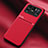 Ultra-thin Silicone Gel Soft Case Cover with Magnetic for Xiaomi Mi 11 Ultra 5G Red