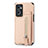 Ultra-thin Silicone Gel Soft Case Cover with Magnetic S01D for Oppo Find X5 Lite 5G Gold