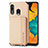 Ultra-thin Silicone Gel Soft Case Cover with Magnetic S01D for Samsung Galaxy A30 Gold