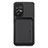 Ultra-thin Silicone Gel Soft Case Cover with Magnetic S01D for Samsung Galaxy A33 5G Black