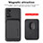 Ultra-thin Silicone Gel Soft Case Cover with Magnetic S01D for Samsung Galaxy A51 5G