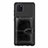Ultra-thin Silicone Gel Soft Case Cover with Magnetic S01D for Samsung Galaxy A81 Black