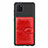 Ultra-thin Silicone Gel Soft Case Cover with Magnetic S01D for Samsung Galaxy A81 Red