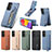 Ultra-thin Silicone Gel Soft Case Cover with Magnetic S01D for Samsung Galaxy F13 4G
