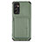 Ultra-thin Silicone Gel Soft Case Cover with Magnetic S01D for Samsung Galaxy M13 5G Green
