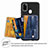 Ultra-thin Silicone Gel Soft Case Cover with Magnetic S01D for Samsung Galaxy M21