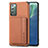 Ultra-thin Silicone Gel Soft Case Cover with Magnetic S01D for Samsung Galaxy Note 20 5G