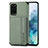 Ultra-thin Silicone Gel Soft Case Cover with Magnetic S01D for Samsung Galaxy S20 Plus 5G Green