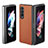 Ultra-thin Silicone Gel Soft Case Cover with Magnetic S01D for Samsung Galaxy Z Fold4 5G