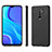 Ultra-thin Silicone Gel Soft Case Cover with Magnetic S01D for Xiaomi Redmi 9 Black