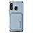 Ultra-thin Silicone Gel Soft Case Cover with Magnetic S02D for Samsung Galaxy A30