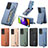 Ultra-thin Silicone Gel Soft Case Cover with Magnetic S02D for Samsung Galaxy A52 5G