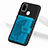 Ultra-thin Silicone Gel Soft Case Cover with Magnetic S02D for Samsung Galaxy M21