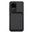 Ultra-thin Silicone Gel Soft Case Cover with Magnetic S02D for Samsung Galaxy S20 Ultra 5G Black