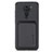 Ultra-thin Silicone Gel Soft Case Cover with Magnetic S02D for Xiaomi Redmi 10X 4G Black