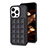 Ultra-thin Silicone Gel Soft Case Cover with Magnetic S03D for Apple iPhone 13 Pro Black
