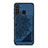 Ultra-thin Silicone Gel Soft Case Cover with Magnetic S03D for Samsung Galaxy A21 Blue