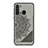 Ultra-thin Silicone Gel Soft Case Cover with Magnetic S03D for Samsung Galaxy A21 Gray