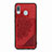 Ultra-thin Silicone Gel Soft Case Cover with Magnetic S03D for Samsung Galaxy A30 Red