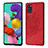 Ultra-thin Silicone Gel Soft Case Cover with Magnetic S03D for Samsung Galaxy A31 Red