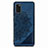Ultra-thin Silicone Gel Soft Case Cover with Magnetic S03D for Samsung Galaxy A41 Blue