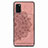 Ultra-thin Silicone Gel Soft Case Cover with Magnetic S03D for Samsung Galaxy A41 Rose Gold