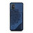 Ultra-thin Silicone Gel Soft Case Cover with Magnetic S03D for Samsung Galaxy A51 4G Blue