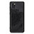 Ultra-thin Silicone Gel Soft Case Cover with Magnetic S03D for Samsung Galaxy A81 Black