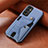 Ultra-thin Silicone Gel Soft Case Cover with Magnetic S03D for Samsung Galaxy F13 4G Blue